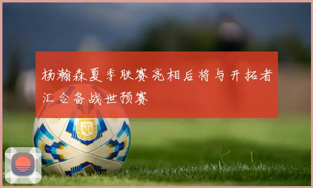 杨瀚森夏季联赛亮相后将与开拓者汇合备战世预赛